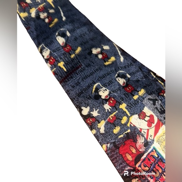 DISNEY Mickey Mouse Men’s Designer Tie| RARE - Picture 7 of 11